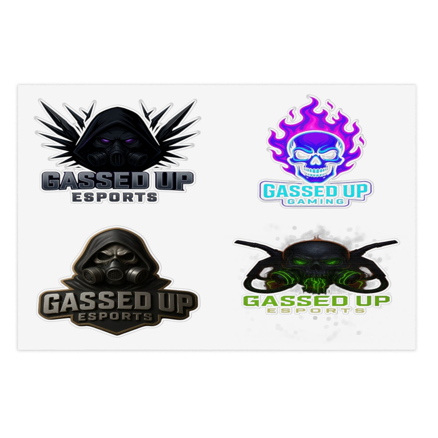 Gassed Up Sticker Sheet Bundle, 5pcs