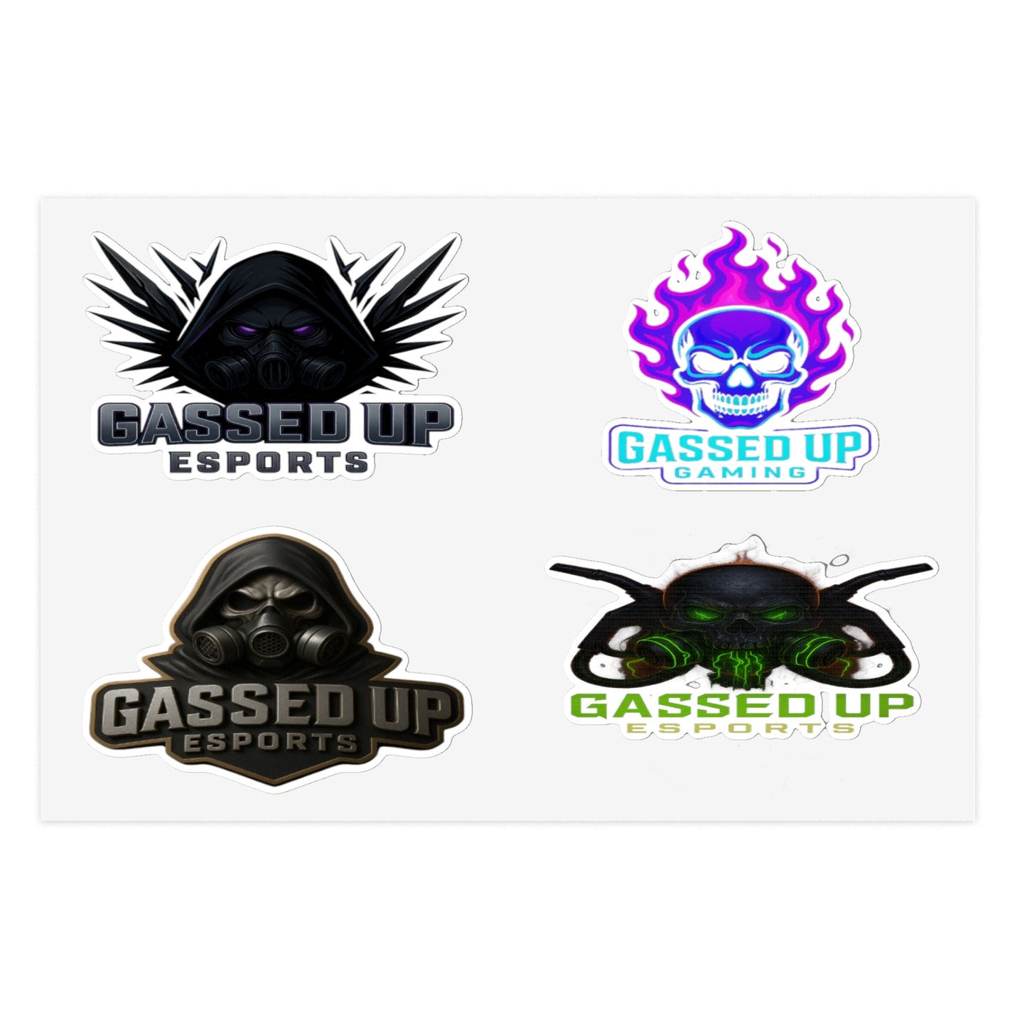 Gassed Up Sticker Sheet Bundle, 5pcs