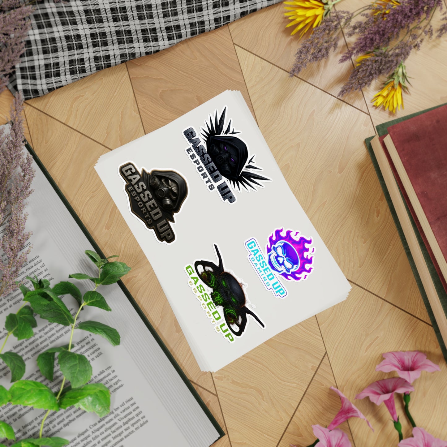 Gassed Up Sticker Sheet Bundle, 5pcs